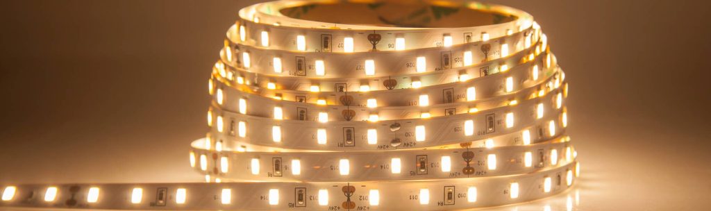 LED Light Strip Rolled Up