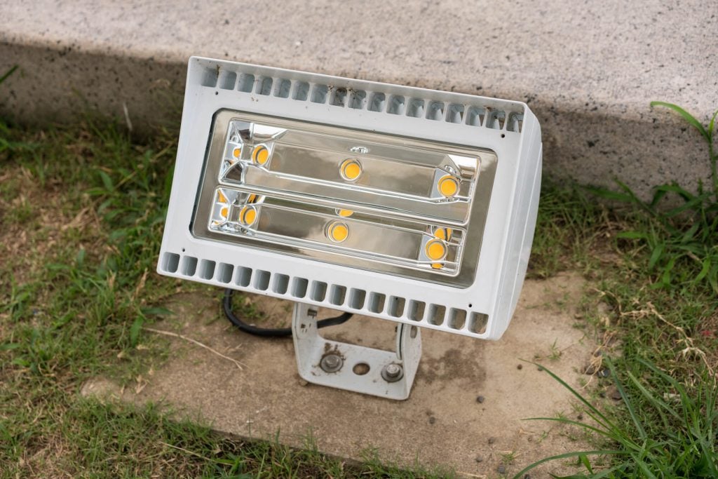 A Floodlight Outdoors
