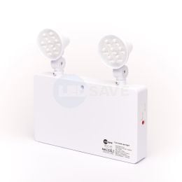 Twin-Spot Self-Test LED Emergency Light